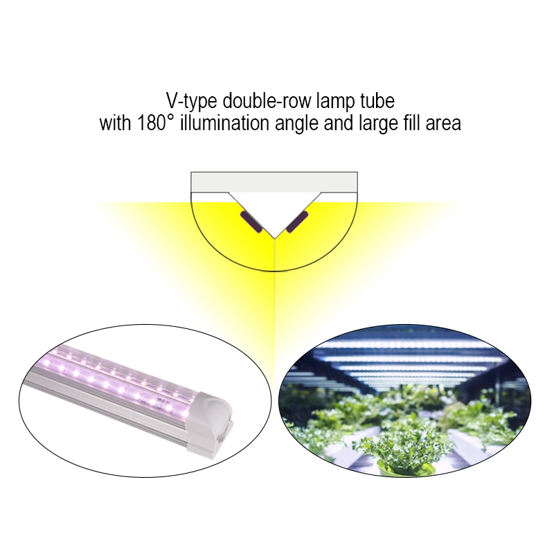 Светодиодные лампы в комплекте трубки T8 по индивидуальному заказу габаритные