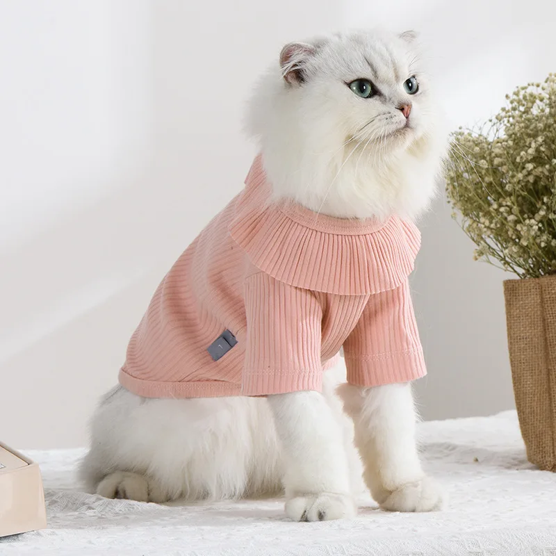 

Pet clothes autumn and winter new dog clothes two-legged clothes base clothes cat clothes cat clothes comfortable warm clothes