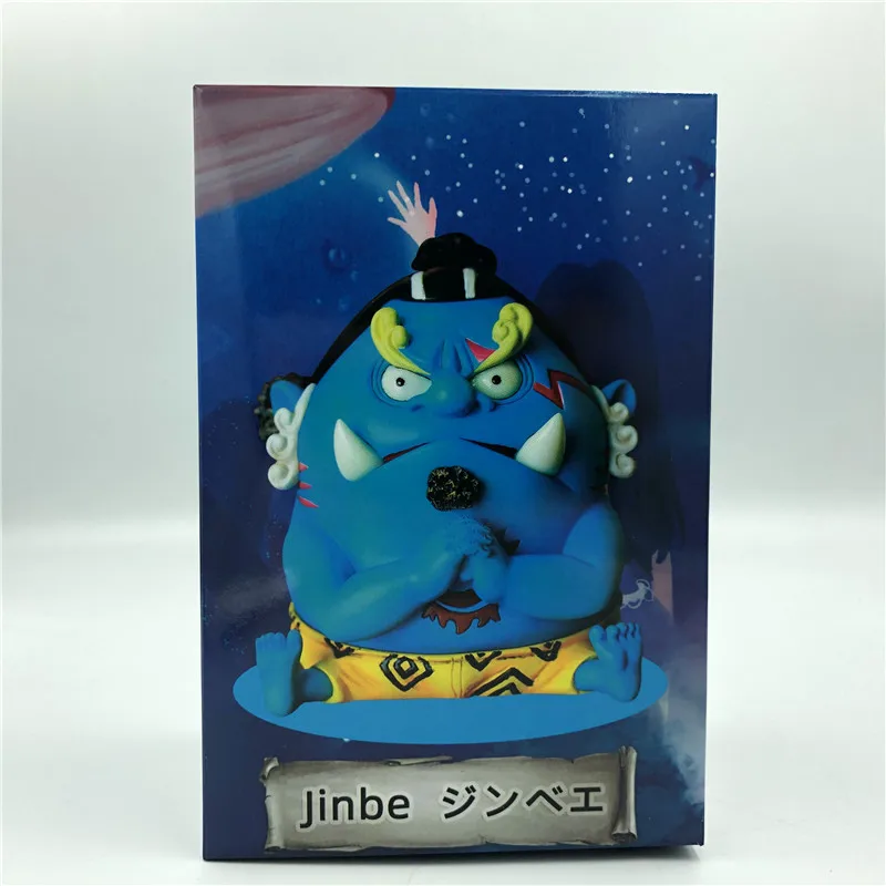 Милый аниме Jinbe фиксирующий кулак жиросжигатель сидящий Ver. Экшн фигурки из ПВХ