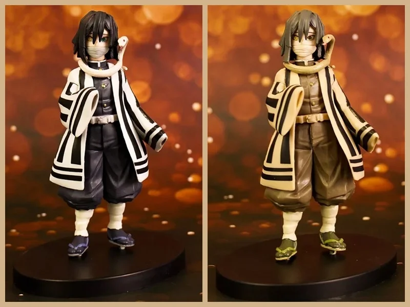

Anime Demon Slayer Iguro Obanai Original Color Different Color Standing Position Decoration Boxed Figure Height about 15CM