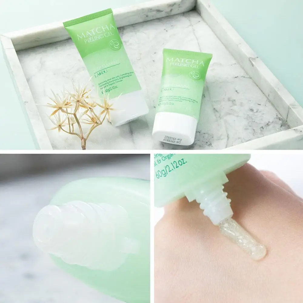 Matcha Exfoliating Face Care Beauty Acid Peeling Gel Scale Deep Carnation Remover Cleanser Skin Whitening | Красота и здоровье
