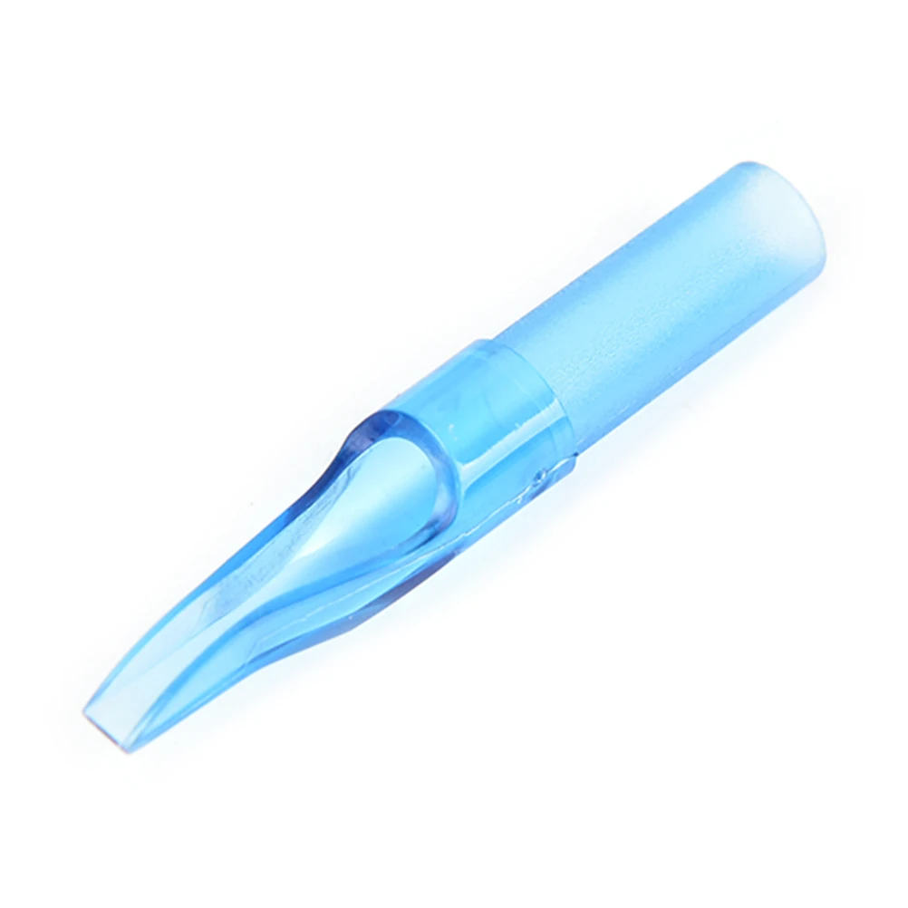 

10pcs Disposable 3/5/7/9R Blue Mixed Sterile Tattoo Machine Gun Nozzle Tips Needle Tube For Tattoo Gun Needle Ink Cup Grip Kits