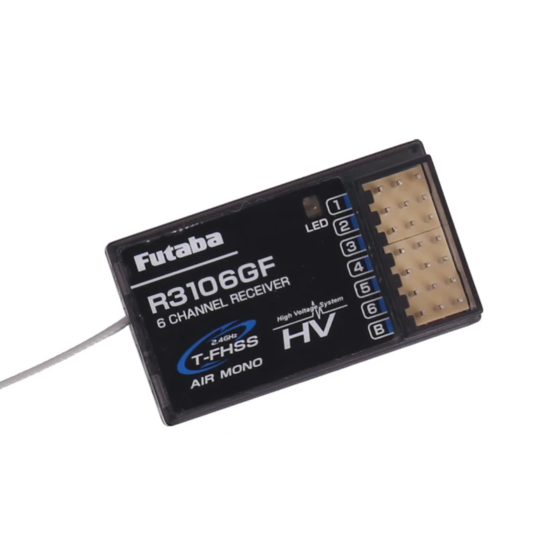 6 канальный ресивер Futaba R3106GF для 6K 6L 10J 16SZ 18SZ 18MZWC радиоуправляемой модели вертолета