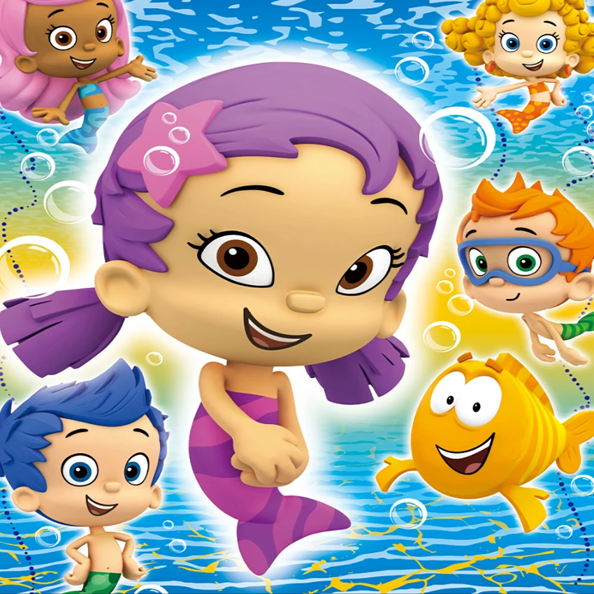 Виниловый фон для студийной фотосъемки с изображением морских пузырей 8 х8 футов