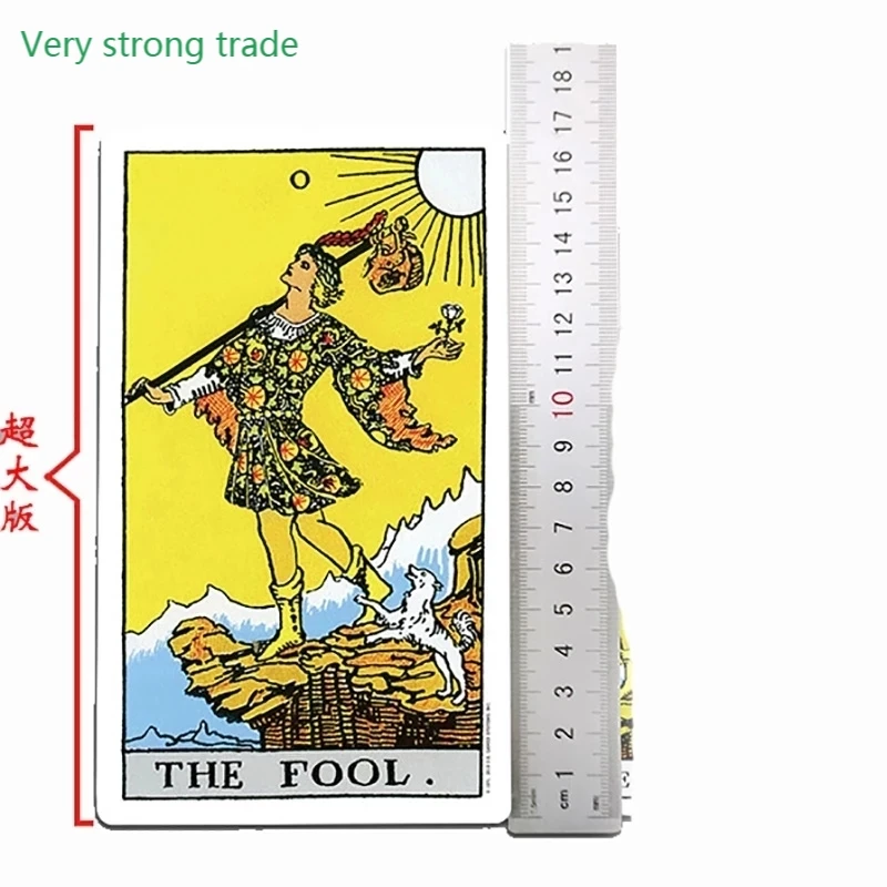 2021 оригинальная гигантская версия Таро настольная игра карточная полная