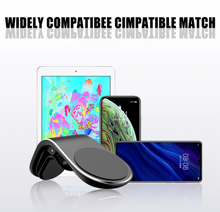 Автомобильный магнитный держатель для телефона Air Vent Mount Stand L shape For Hauwei iPhone samsung gps металлический магнит держатель для мобильного телефона кронштейн