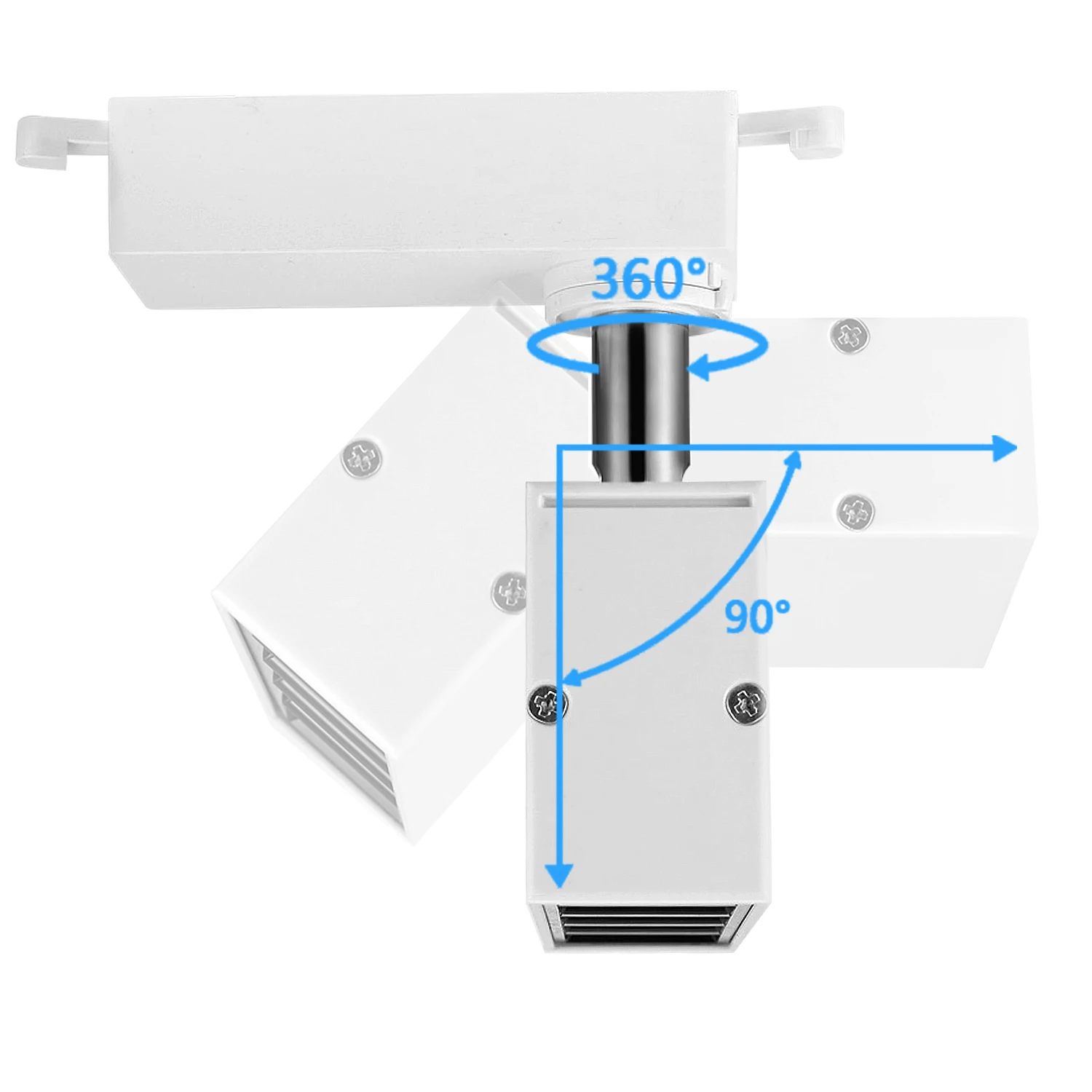 Светодиодный Трековый светильник Высококачественная алюминиевая лампа 10/20/30 Вт