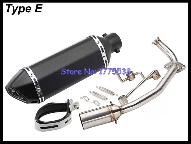 Выхлопной глушитель мотоцикла полная система Соединительная труба для Honda PCX 125 150