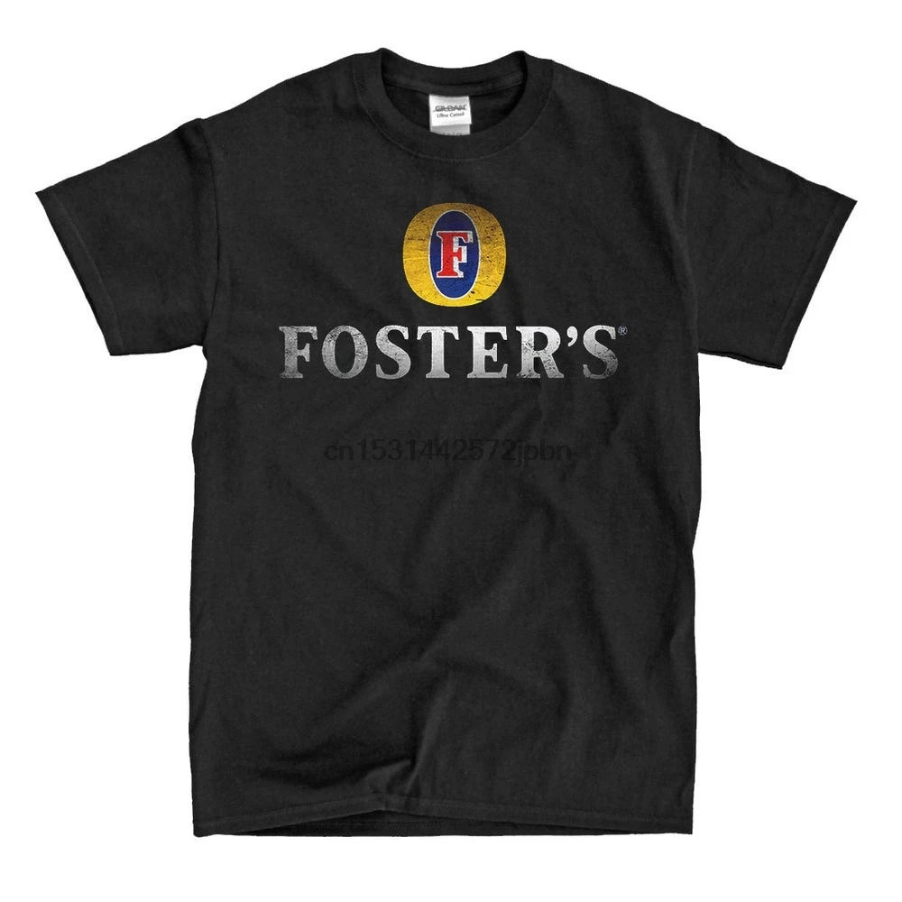 Черная футболка высокого качества Fosters! Готов к отправке! |