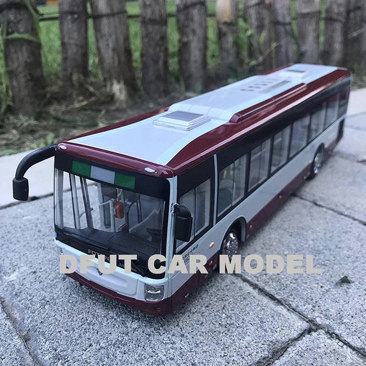 1:43 игрушка из сплава FOTON BJ6123 FU TIAN BUS Car Модель детских игрушечных автомобилей авторизованный детский игрушечный автомобиль