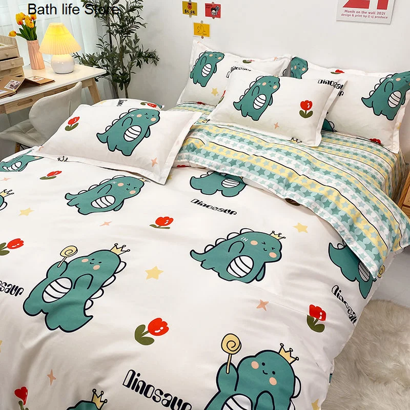 Милый детский модный набор для детей простыни постельное белье взрослых