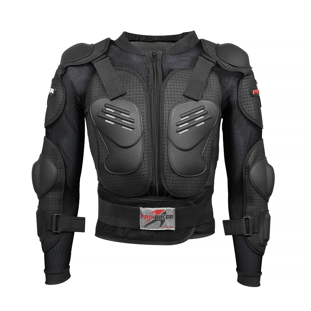 Защитная мотоциклетная куртка Pro-Biker бронированная на все тело одежда для