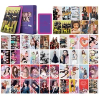 54pcsset kpop itzy new album guesswho hd photocards self made paper lomo card post card photo cards for fans collection gifts