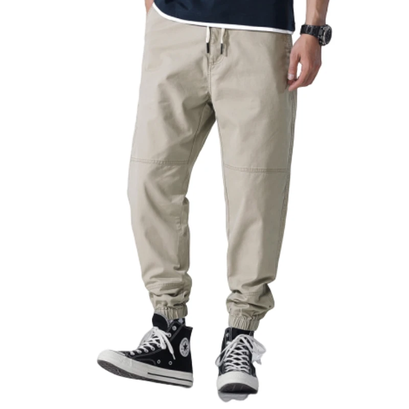 

FAVOCENT Men's Jeans 2019 New Spring and Summer Fashion High Quality Fitted Soft Casual Loose Harem Ankle-Length Big Size Pants