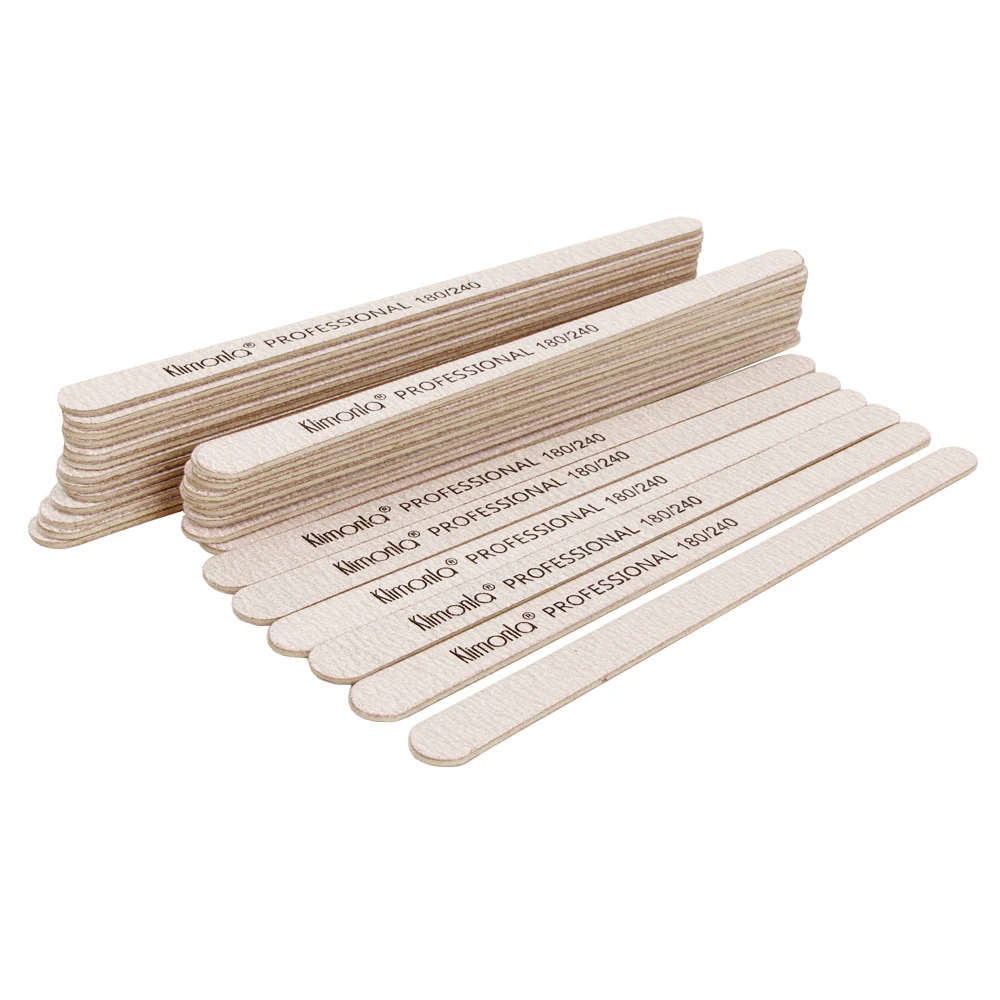 100Pcs/Set lime a ongle Wooden Nail File 180/240 Sandpaper Buffer Block Board Straight Stick Polishing Manicure DIY Tools | Красота и