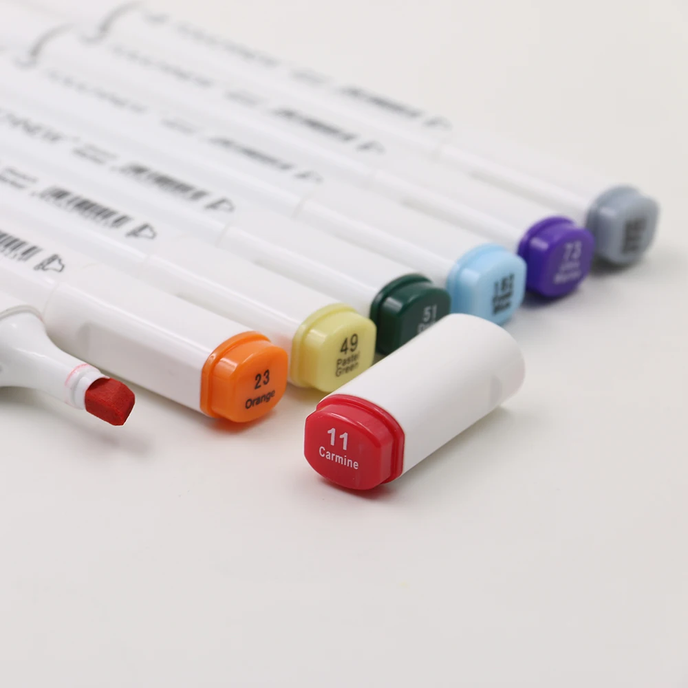 TOUCHNEW спиртовые маркеры 30/36 цветов двусторонние скетч набор кистей для рисования