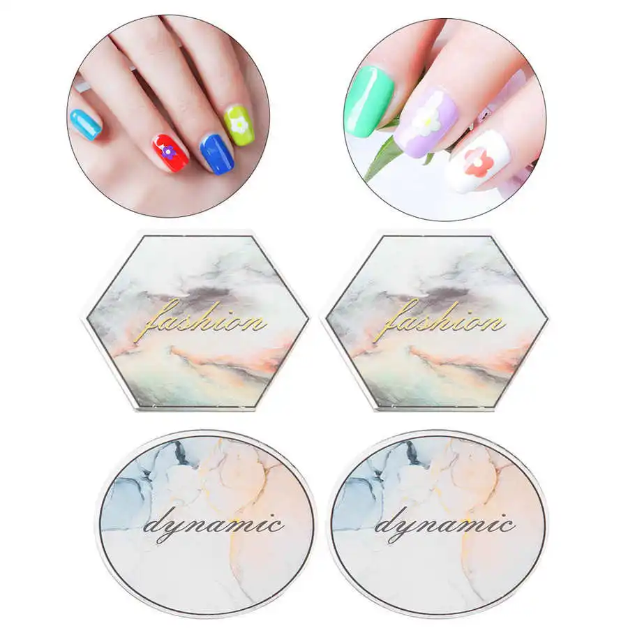 2 типа новый дизайн ногтей пластина Дисплей Стенд Практика Полировка Ногтей