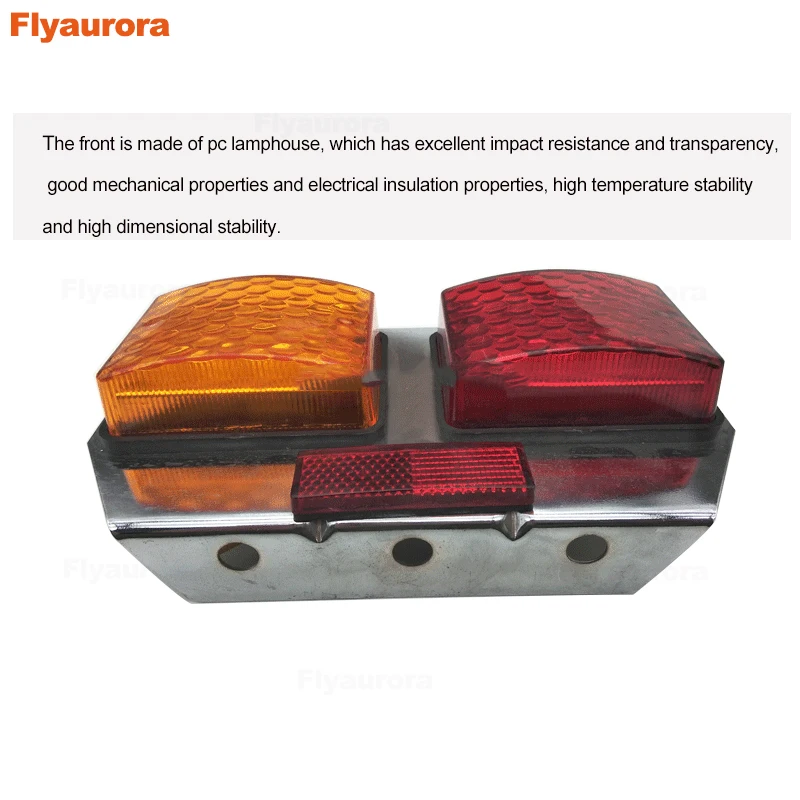 2 шт. Автомобильный светодиодный прицеп грузовик тормозной светильник 24V