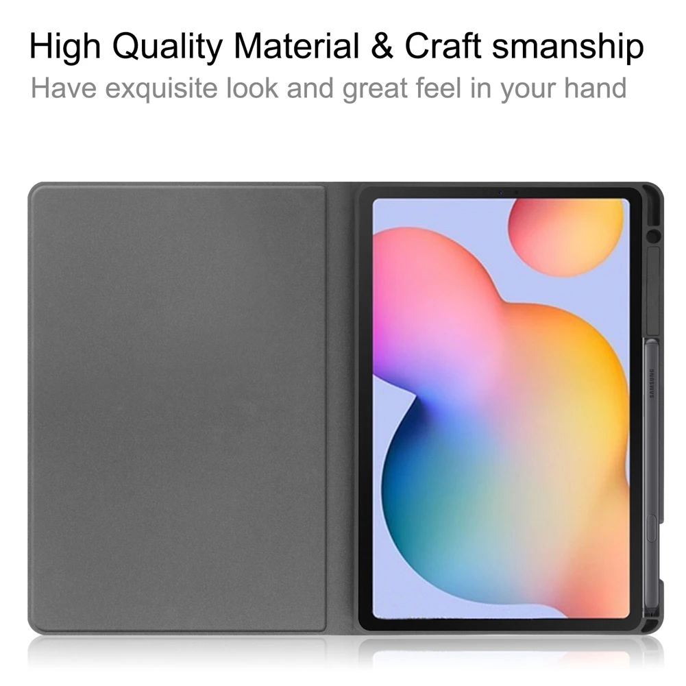 Чехол для планшета Samsung Galaxy Tab S6 Lite 10 4 P610 P615 с русской и английской клавиатурой