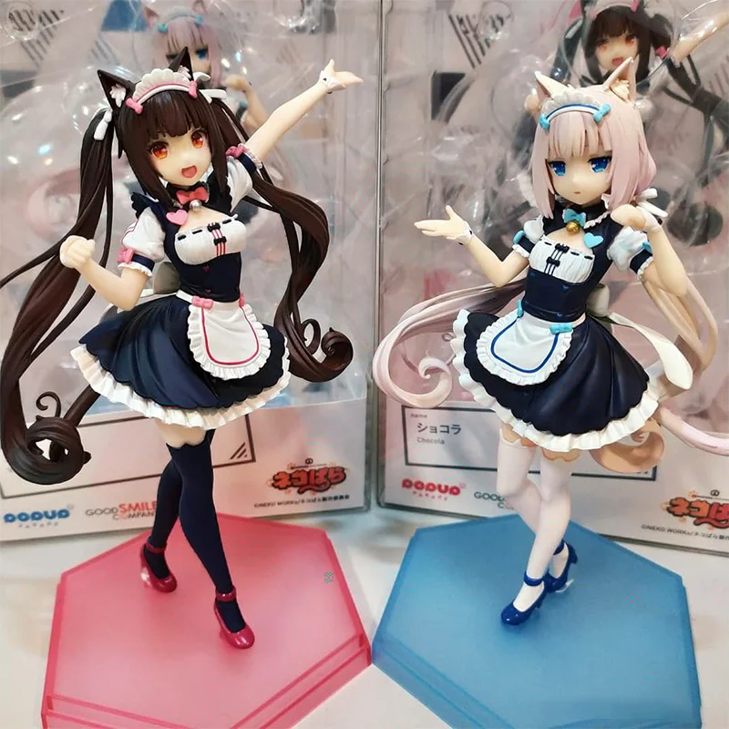

Anime Kawaii Action Figure Chocola & Vanilla PVC Figurine Cute Model Toys Doll Gift
