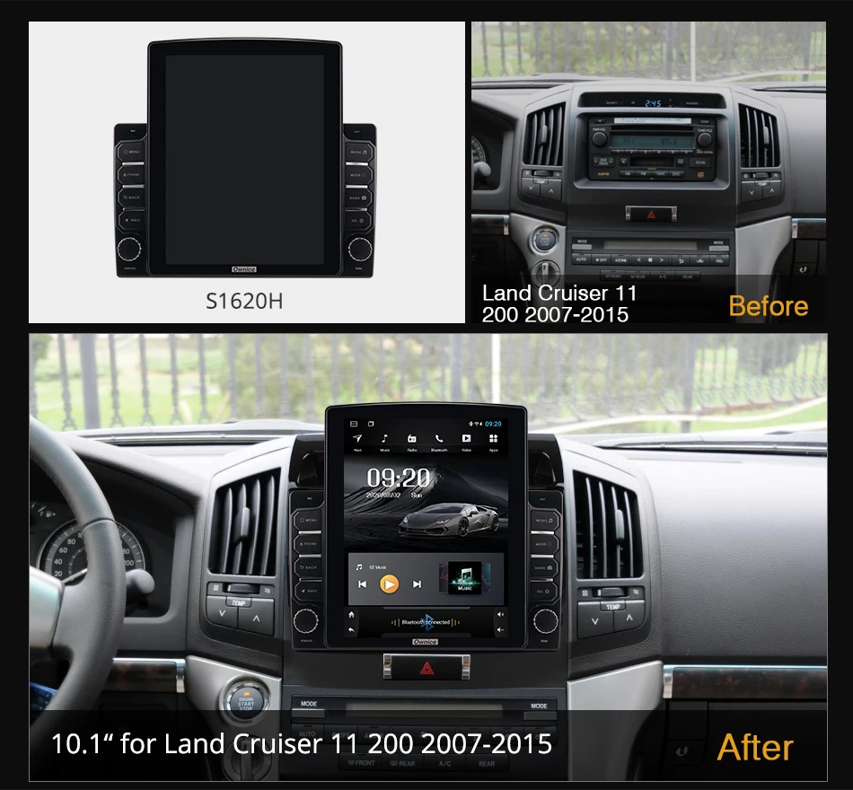 Android 10 0 Ownice 2 Din для Toyota Land Cruiser 11 200 2007 2015 Автомобиль радио авто GPS навигации DSP