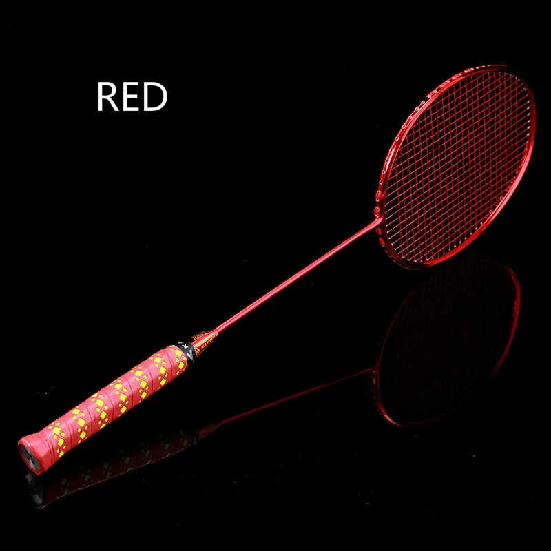 Профессиональная ракетка для бадминтона из углеродного волокна 4U ремешок | Спорт