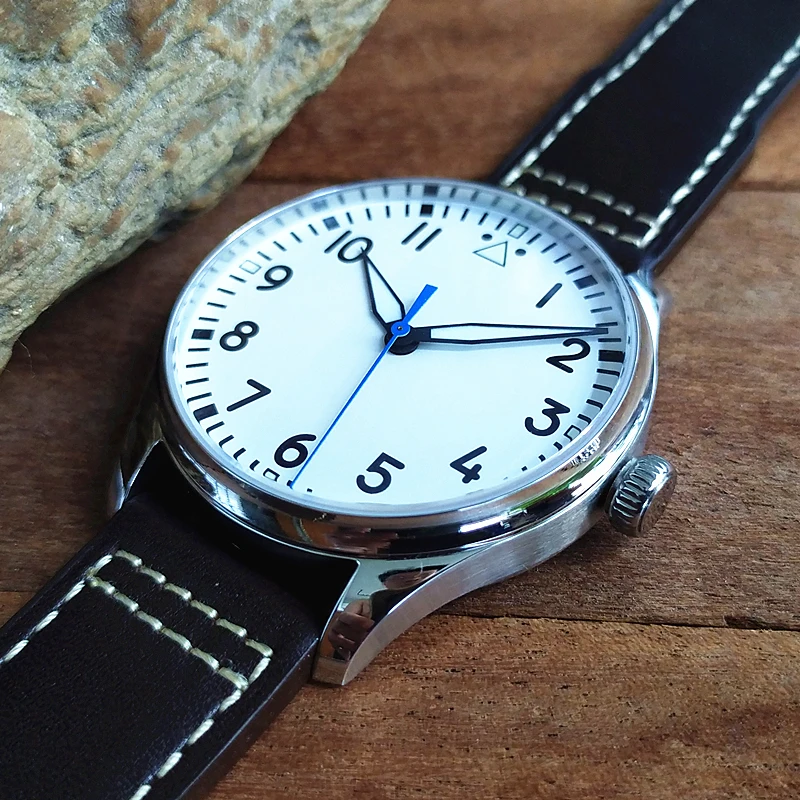 Сапфировое стекло или минеральное без логотипа белый циферблат японский VH31