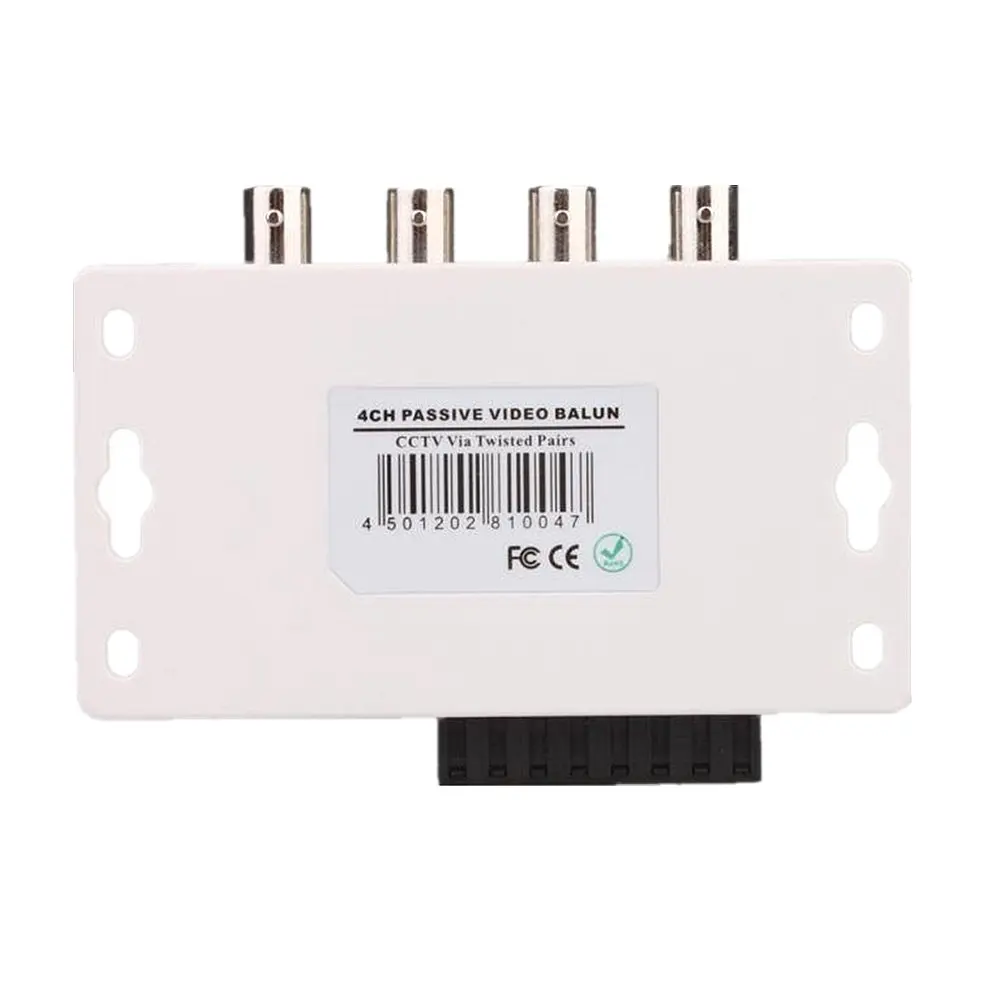 Пассивный видеопередатчик CH UTP RJ45 коаксиальный трансивер кабель BNC Cat5 передача
