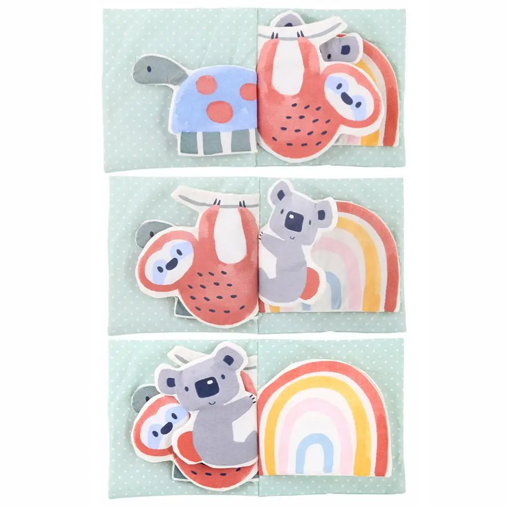 

Early Education Hand Tear Not Bad Baby Cloth Book Animal Cognition Enlightenment Cloth Book Kid New Style Palm Animal Cloth Book