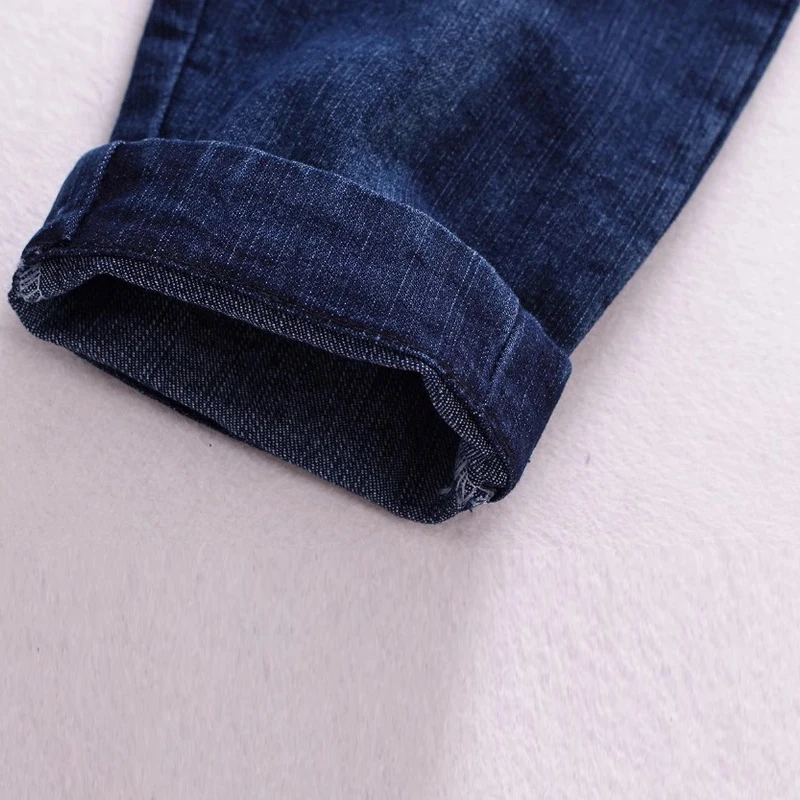 DIIMUU Детские Модные осенние джинсы для мальчиков и девочек повседневные