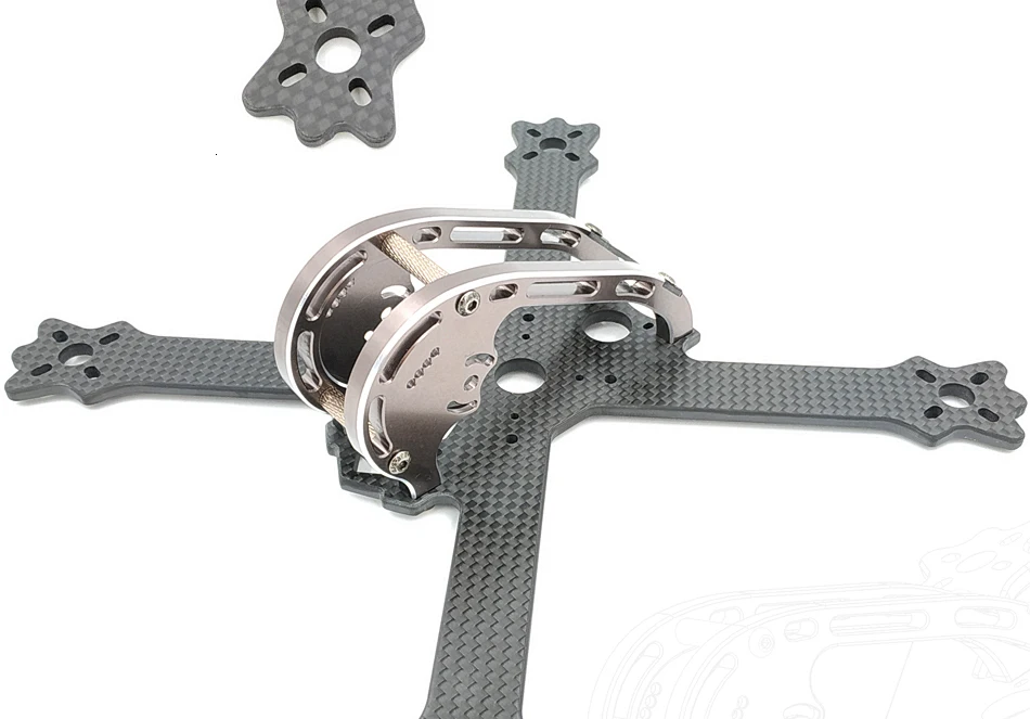 Квадрокоптер AlfaRC Jaguar 210 из углеродного волокна FPV frestyle True X, комплект рамы для радиоуправляемого дрона FPV Racing