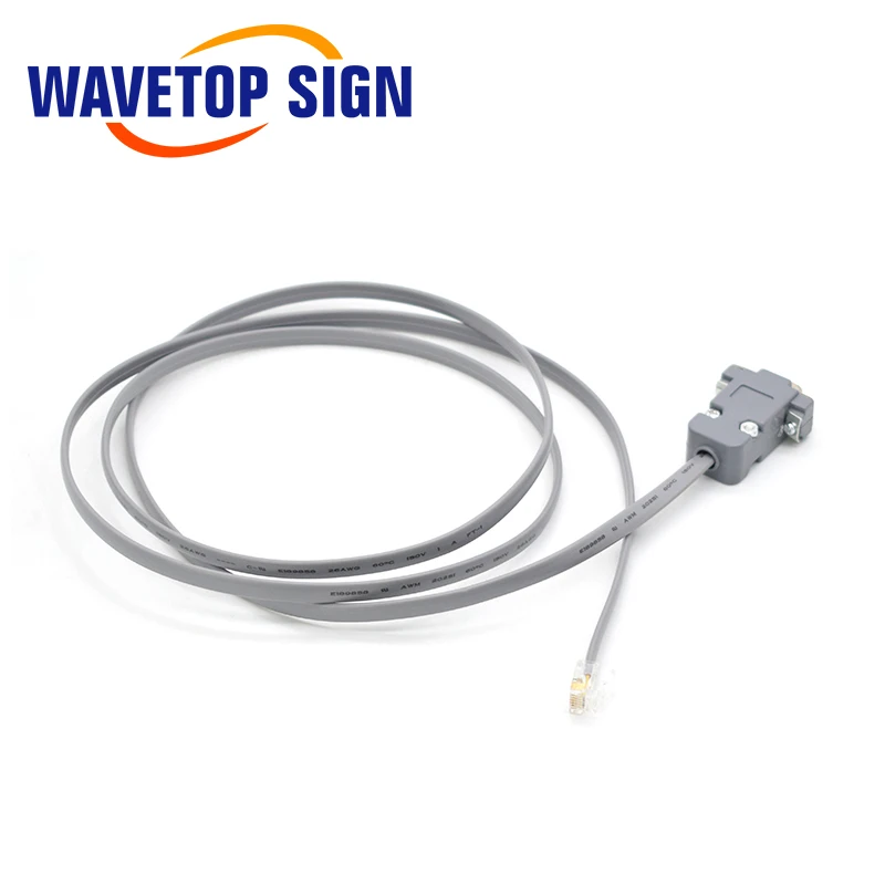 Прозрачная головка WaveTopSign RJ11 6P6C для последовательного порта RS232 гнездовой