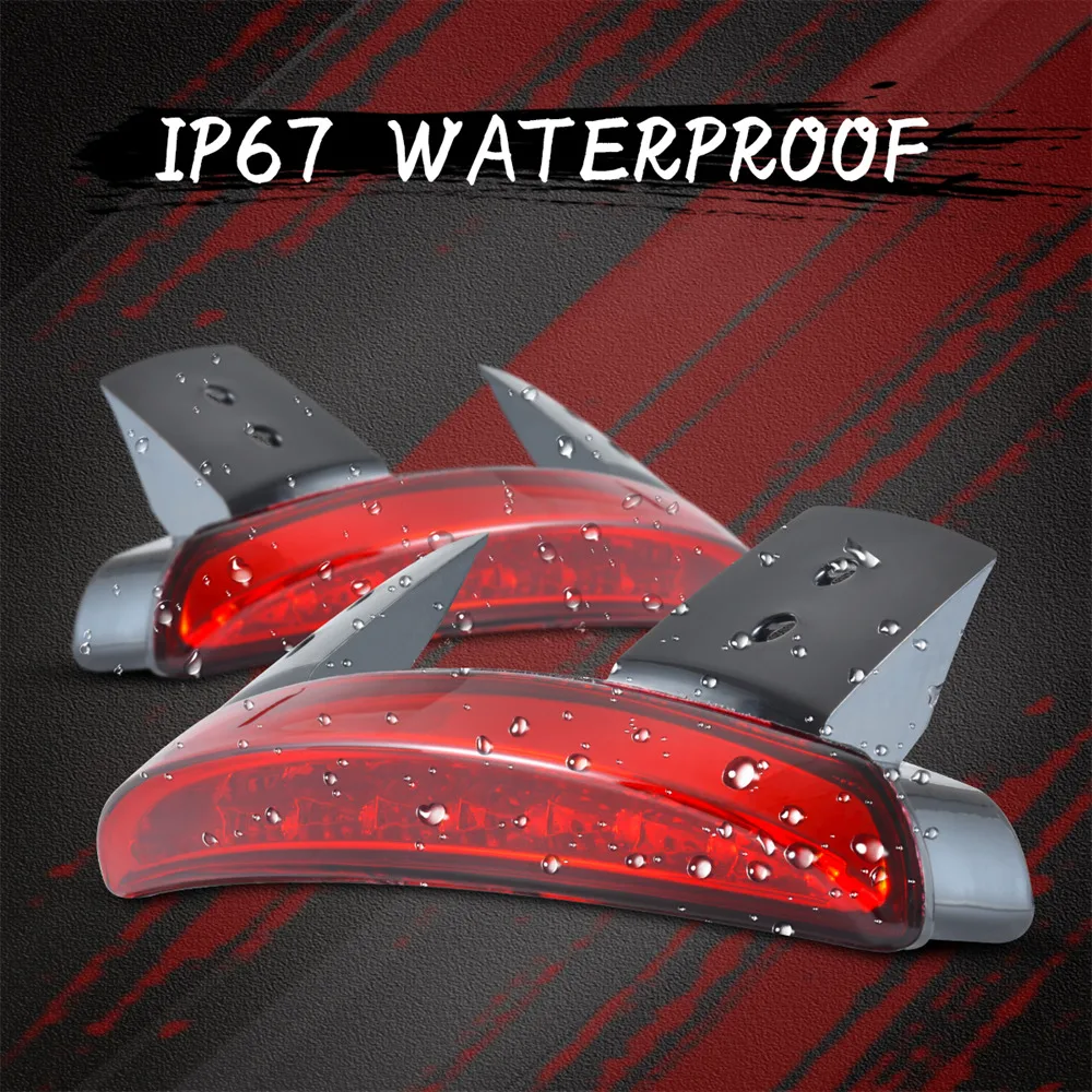 Мотоциклетные нарезанный заднее крыло край плиты хвост тормоз Лицензия