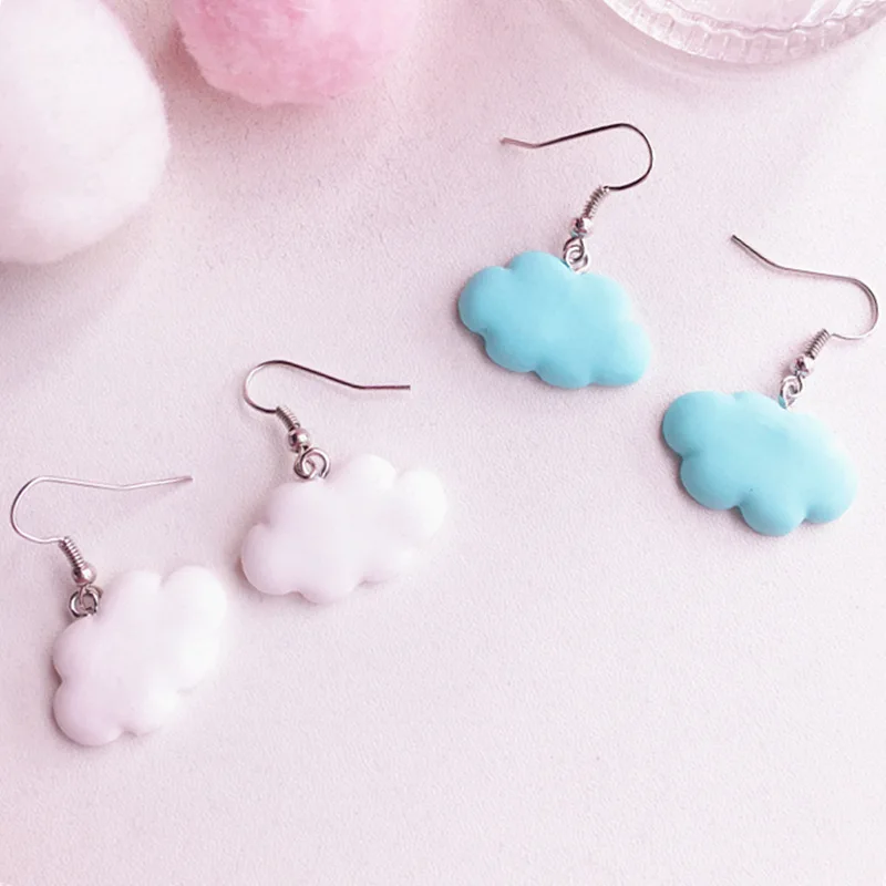 Серьги-подвески в стиле панк для женщин и девушек модные милые летние ювелирные