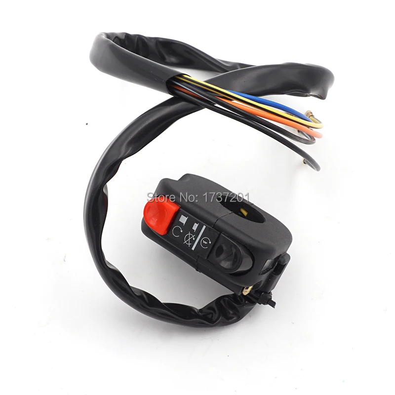 Руль для электровелосипеда мотоцикла квадроцикла 22 мм 7/8 дюйма|atv switch assembly|motorcycle