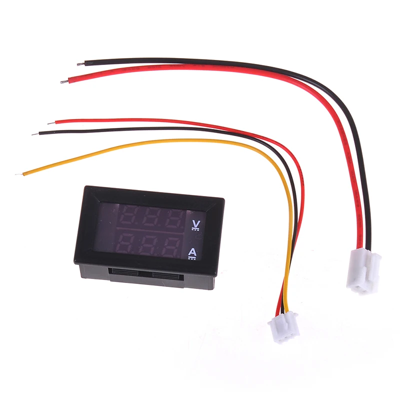 Цифровой вольтметр Амперметр амперметр с крассветодиодный дом 100 В постоянного