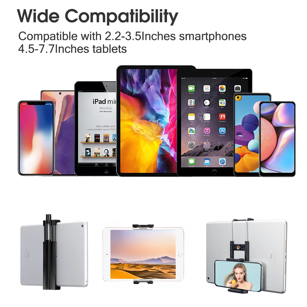 Универсальный держатель для планшета штатив с креплением Зажим адаптер