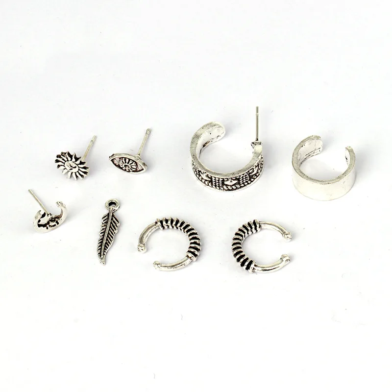 HZ 2019 новый набор индивидуальный Панк Крест солнце ипомея белая Геометрическая