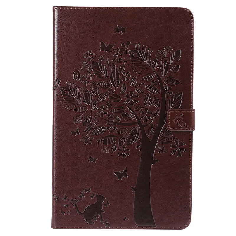 Wekays для samsung Tab A2 10,5 кожаный чехол с рисунком кота дерево для Coque samsung Galaxy Tab A 10,5 дюймов T590 T595 чехлы