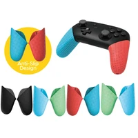 replacement anti slip handle grips for nintendo switch pro controllerdelicate diy hand grip shell cover for switch pro gamepad