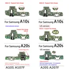 100% Оригинальный Новый USB-разъем для зарядки док-станция гибкий кабель с микрофоном Микрофон для A10S A20S A30S A50S A70S A21S