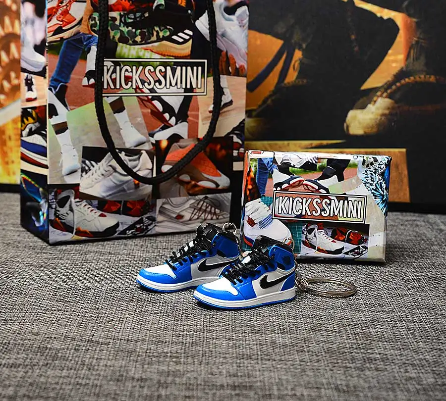 Персональный DIY Jordan Generation AIR JORDAN 1 chicago 3D кроссовок фигурный брелок сумка Подвеска парный брелок