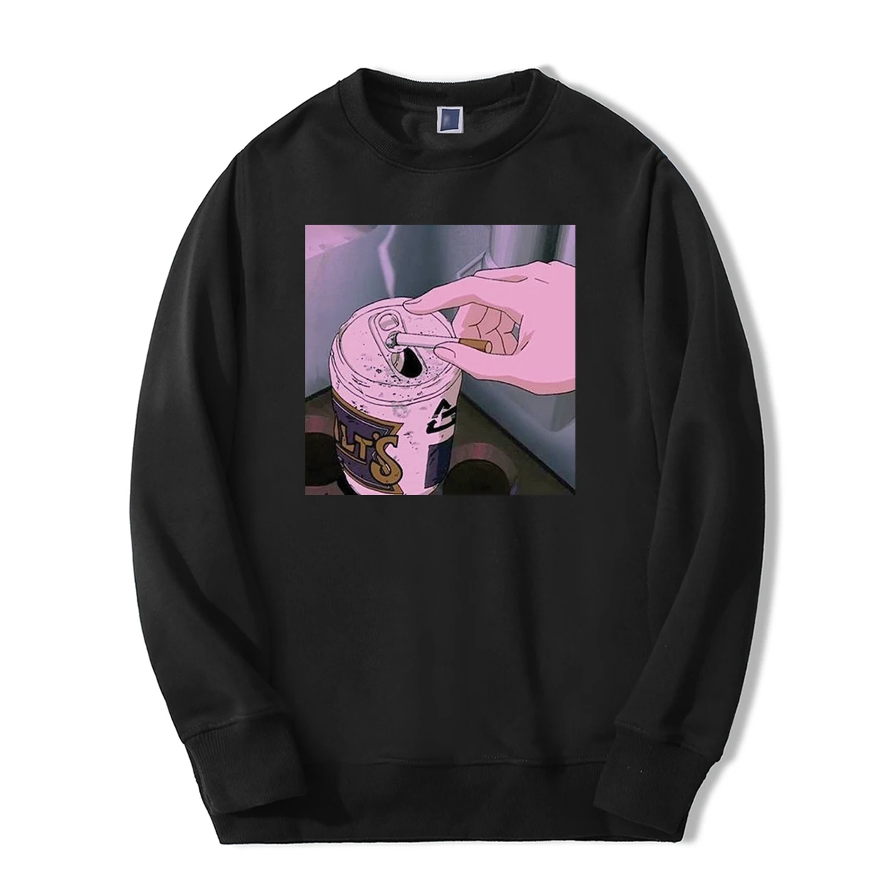 Мужская толстовка с круглым вырезом повседневный пуловер в стиле Харадзюку