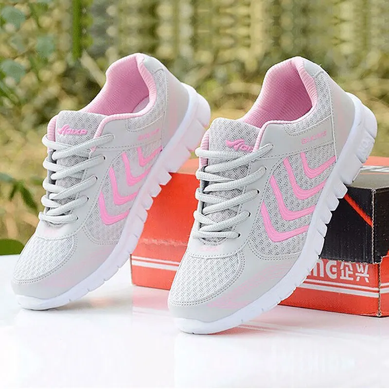 White sneakers casual shoes woman flats 2022 new comfortable light breathable mesh summer sneakers women shoes