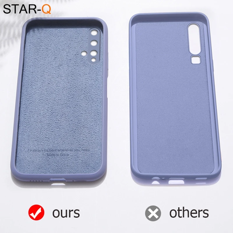 New Liquid Silicone Phone Case For Huawei Honor 20 Lite Pro 20s Russian Global Nova 5T Original Soft Protective Back Cover Cases
