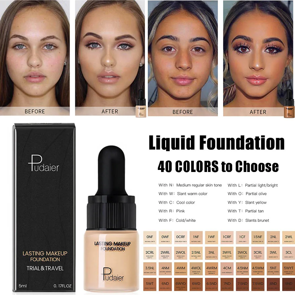 Профессиональная маскирующая основа для макияжа матовая Тональная жидкая