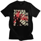 Классическая футболка с Аниме Манга моя геройская академия, Мужская хлопковая футболка с коротким рукавом, футболки для отдыха томура шигараки, уличная одежда, футболки