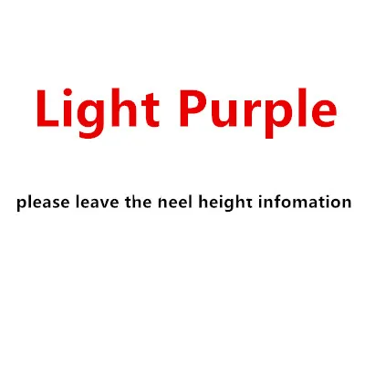 Light purple M shoes B est high heels top quality - Color: Light purple
