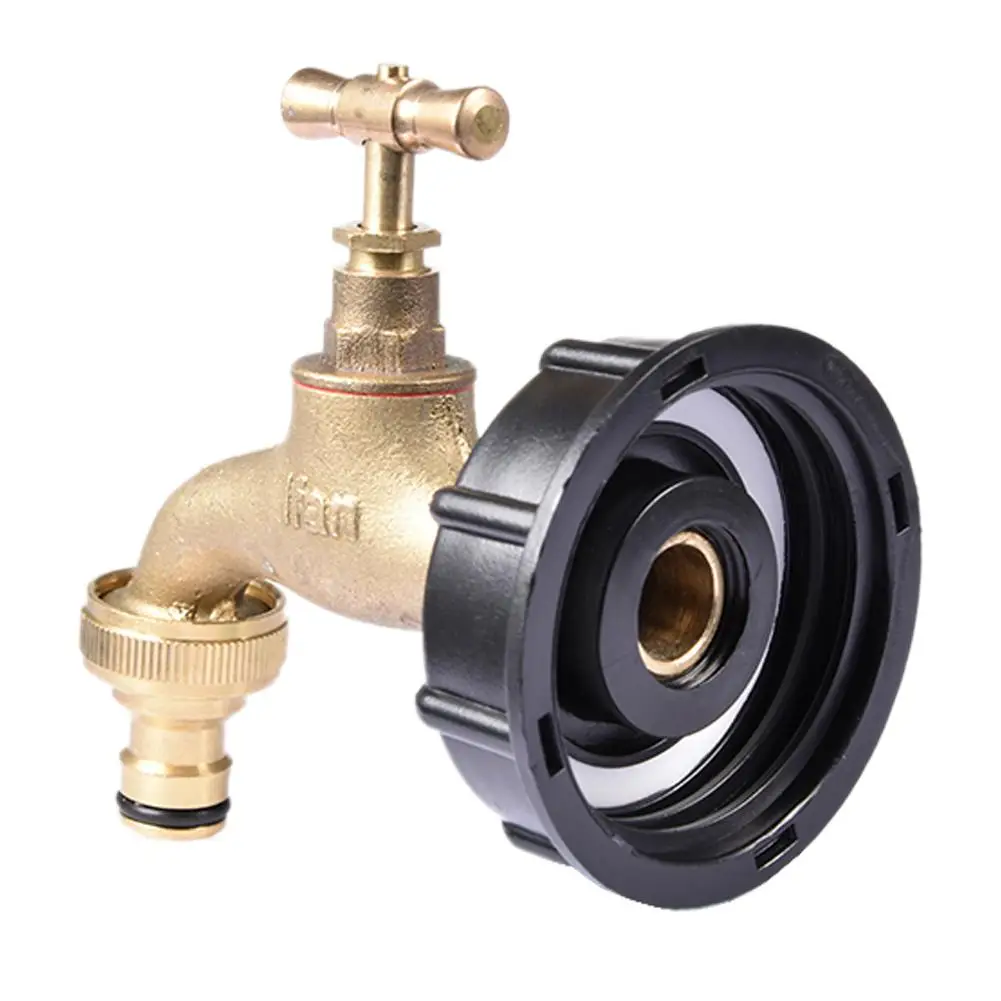 G IBC Adapter Garden Water Tank Connector Rainwater Tank Adapter Tap Water Connectors Garden Supplies Connection Drain Dropship#D - Цвет: G