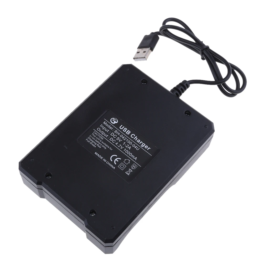 

4 Slot Li-on Battery Charger For 18650 Rechargeable Battery Black